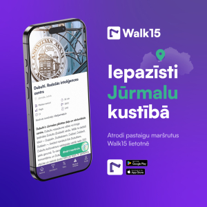 Iepazīsti Jūrmalu kustībā kopā ar Walk15
