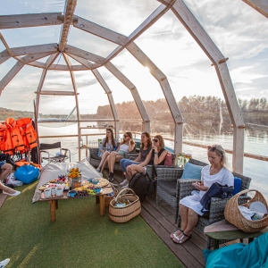 ''Seko saulei'' atpūta uz ūdens