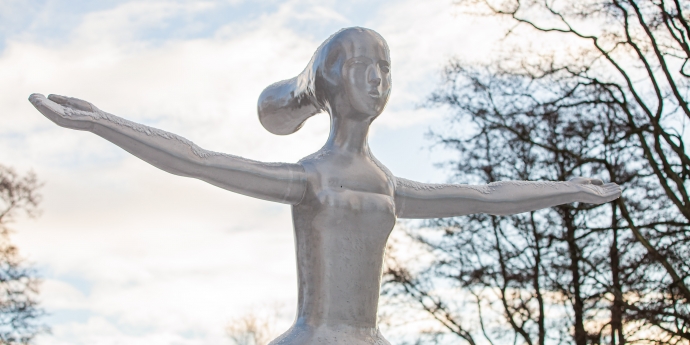 Sculpture ‘’Standing, Singing on a High Hill”