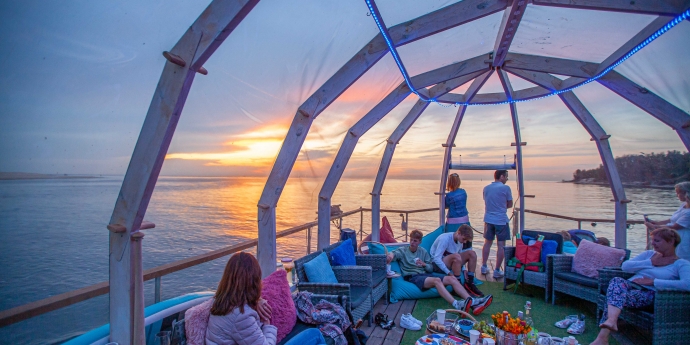 ''Seko saulei'' atpūta uz ūdens