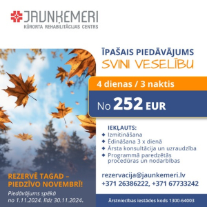 ''Svini veselību'' rehabilitācijas centrā ''Jaunķemeri''