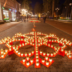 Latvijas Republikas Neatkarības diena un dzīvās uguns “Gaismas ceļš”