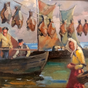 Izstāde “No Jūrmalas līdz Roņu salai. Gleznotājam Voldemāram Caunem – 125” | Bulduru Izstāžu nams