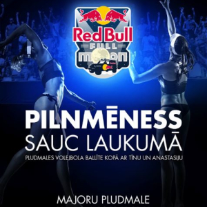 Pludmales volejbola ballīte “Red Bull Full Moon”| Majoru pludmale