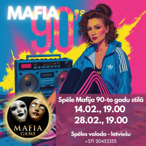 Spēle "Mafija" 90-to gadu stilā T/C "Korso"