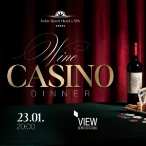 Wine Casino dinner | Baltic Beach Hotel & SPA