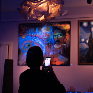 Ceļojums uz dzīvnieku karnevālu | INNER LIGHT Art Gallery of Luminous Paintings