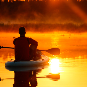 Sunrise bog SUP or boat trip and breakfast | Advaitaadventures.lv