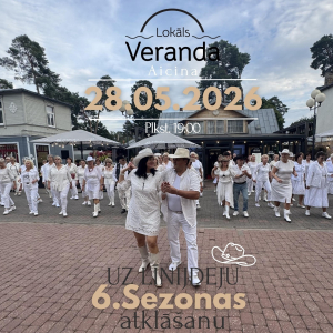 Line Dance Season 6 Opening Event “White Splendor” | Restaurant “Lokāls Veranda”