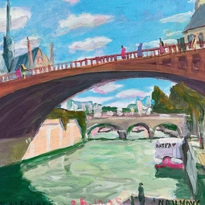 Alekseja Naumova izstāde ''Mana Parīze'' | Jūrmalas Kultūrtelpas un vides dizaina centrs