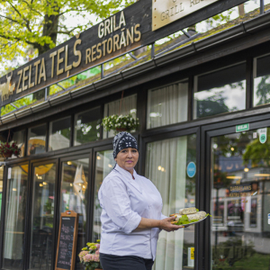 Jāņu siers - restorāns &quot;Zelta teļš&quot;