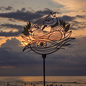 Open-air exhibition “Art Beach. Journey” at Dzintari Beach