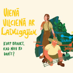 Kurp braukt, kad nav ko darīt? Pūkainis brauc ar ViVi uz Jūrmalu