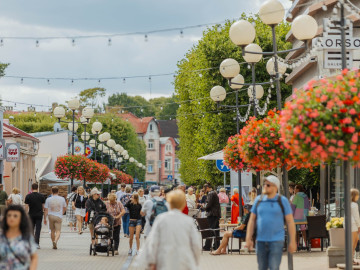 Majori. Pilsētas promenāde “Jomas iela”