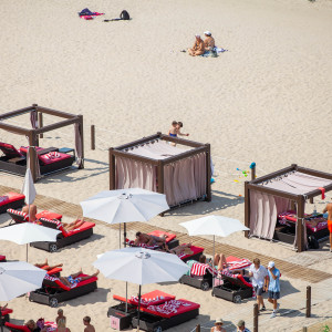 Sunbed rental on Jūrmala Beach