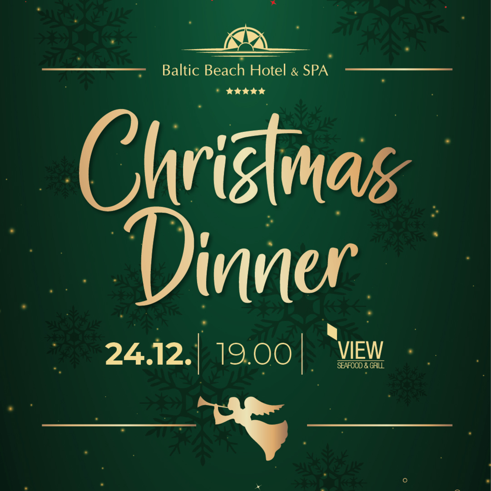 Christmas dinner at the restaurant "View Restaurant Seafood & Grill